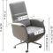 MADALIAN Backrest Leather Office MADALIAN Backrest Leather Office