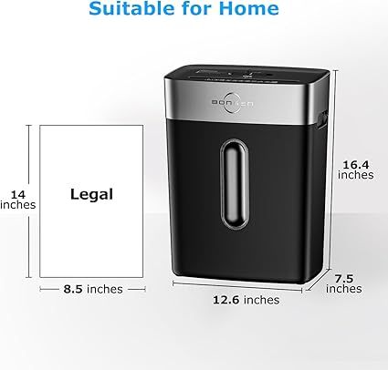 BONSEN Paper Shredder for Home Office BONSEN Paper Shredder for Home Office