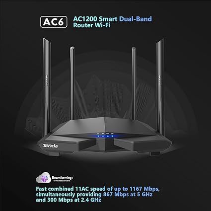 Tenda AC1200 Smart WiFi Router Tenda AC1200 Smart WiFi Router