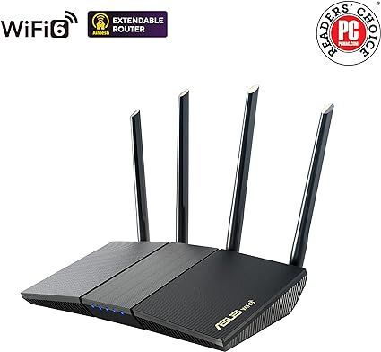 ASUS RT-AX1800S Dual Band WiFi 6 Extendable Router ASUS RT-AX1800S Dual Band WiFi 6 Extendable Router