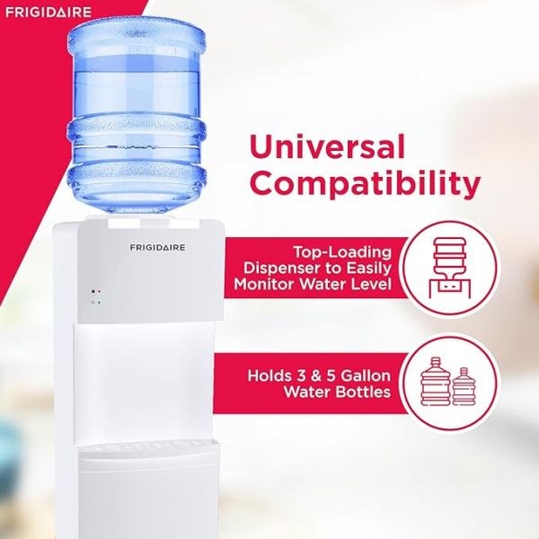 Frigidaire EFWC498, Top Load Hot & Cold Water Cooler Dispenser Frigidaire EFWC498, Top Load Hot & Cold Water Cooler Dispenser